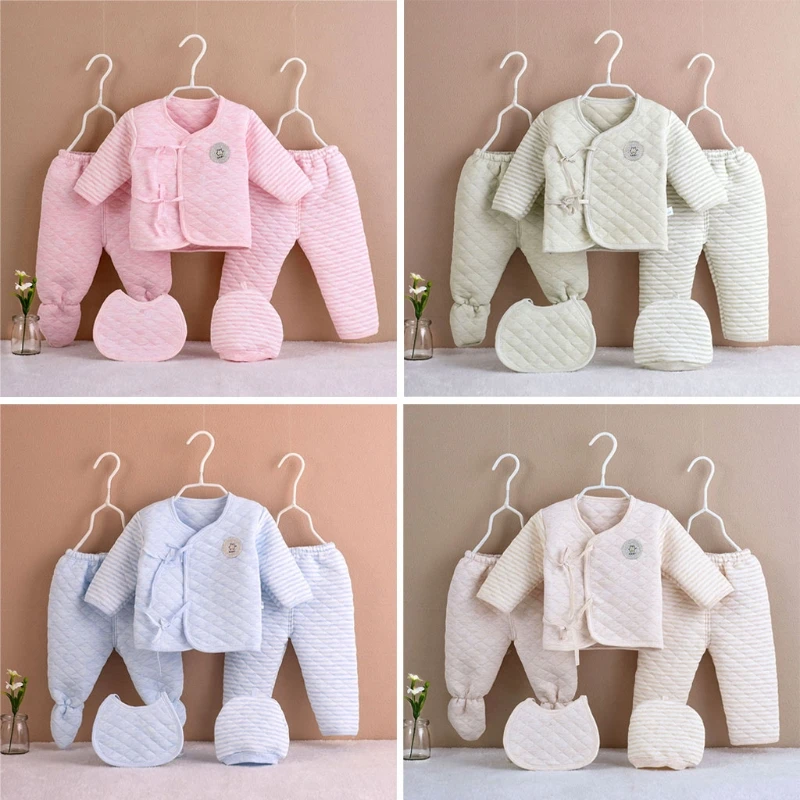 5Pcs/set Newborn Baby Cotton Clothes Set Infant Baby Girls Boys Warm Thickening Underwear Suit Toddler Outfit
5Pcs/set Newborn Baby Cotton Clothes Set Infant Baby Girls Boys Warm Thickening Underwear Suit Toddler Outfit