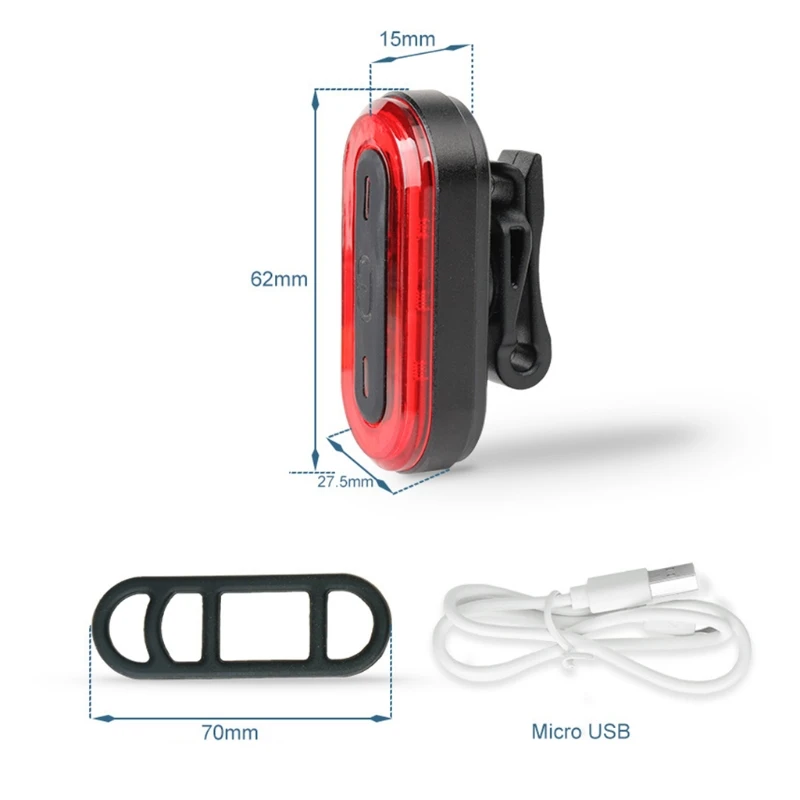 Cycling Tail Light Bike Rear Lamp Rechargable Warning Safety Lantern Taillight 
Cycling Tail Light Bike Rear Lamp Rechargable Warning Safety Lantern Taillight