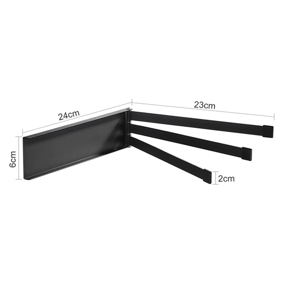 High Quality Stainless Steel Swivel 3 Layer Swing Arm Towel Holder Bar Rail Hanger Rack Wall Mounted For Bathroom Storage Rack
High Quality Stainless Steel Swivel 3 Layer Swing Arm Towel Holder Bar Rail Hanger Rack Wall Mounted For Bathroom Storage Rack