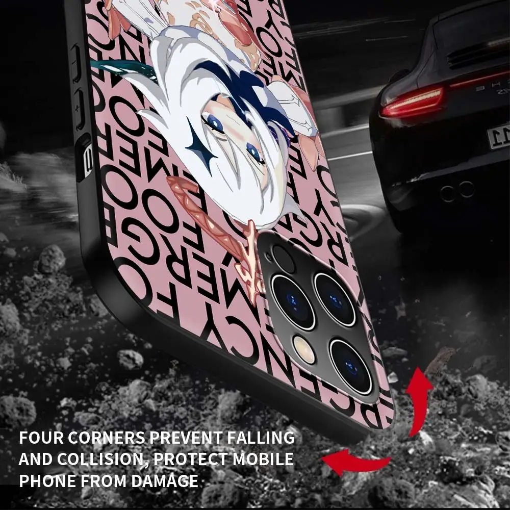 Luxury Phone Case For iPhone 11 Pro Max Shell For iphone 12 Pro 7 8 Plus SE 2020 X XR XS Black Cover Genshin Impact Paimon Game
Luxury Phone Case For iPhone 11 Pro Max Shell For iphone 12 Pro 7 8 Plus SE 2020 X XR XS Black Cover Genshin Impact Paimon Game