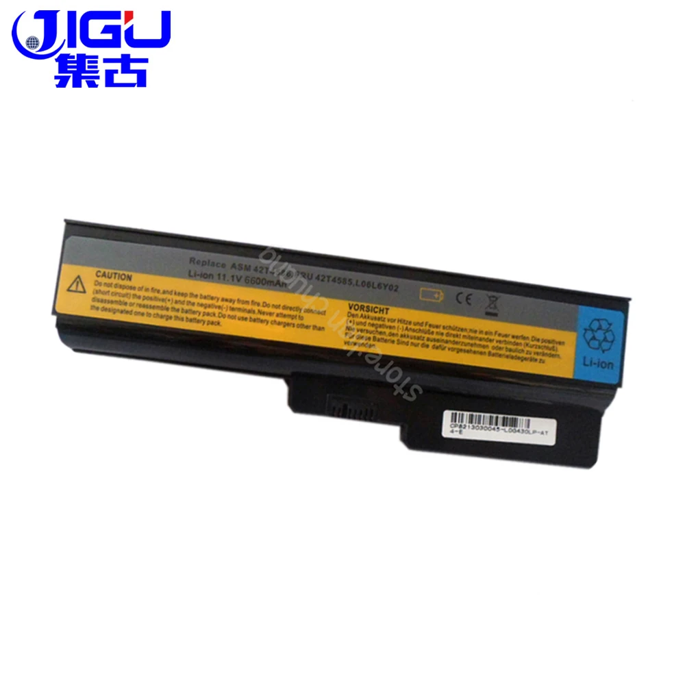 

JIGU Wholesale Battery For Lenovo 51J0226 ASM 42T4586 FRU 42T4585 L06L6Y02 57Y6266 FRU 42T4727 L08L6C02 L08O6C02 L08S6C02
