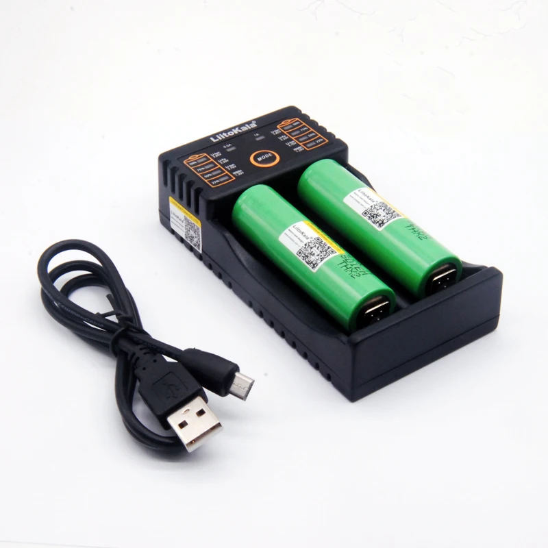 Liitokala lii 202 USB 26650 18650 2500 мАч RC123 литиевая батарея с одним слотом smart 1 2 в никель