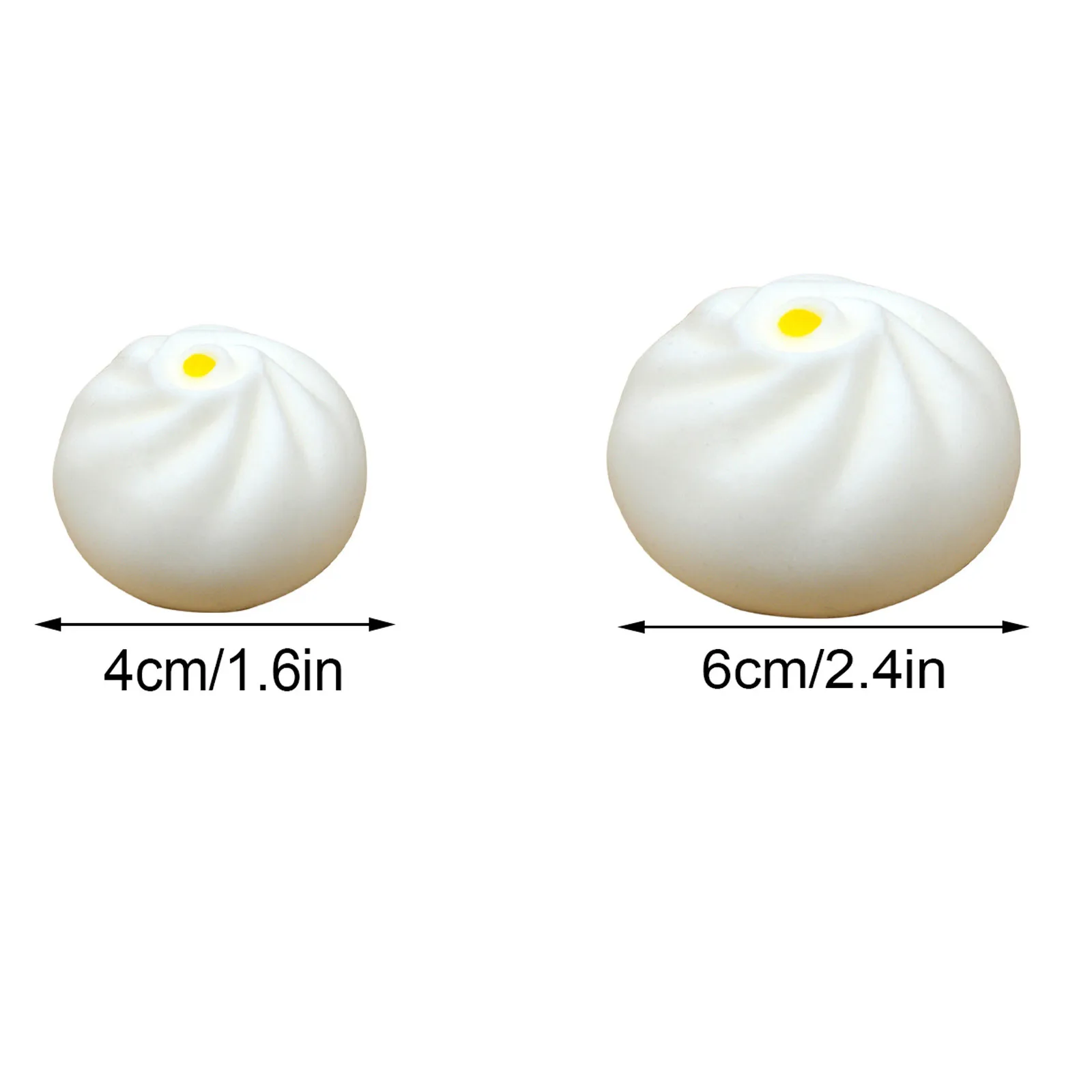 Cute Bun Shape Stress Relief Sensory Finger Toys 2Pcs Decompression Toy Press Rebound To Reduce Anxiety Relax Relax Stress White 
Cute Bun Shape Stress Relief Sensory Finger Toys 2Pcs Decompression Toy Press Rebound To Reduce Anxiety Relax Relax Stress White