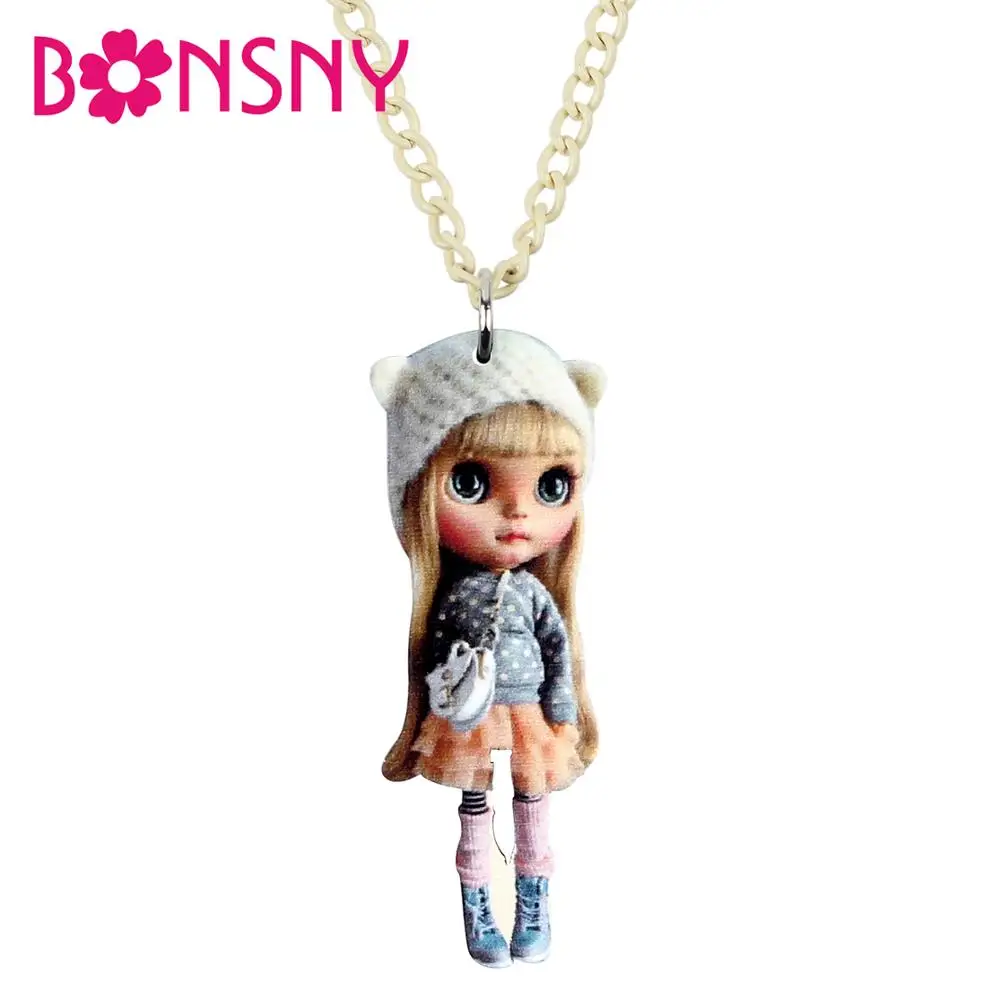 Bonsny Acrylic Sweet Lovely Big Eye Girl Necklace Pendant Chain Choker Fashion Jewelry Girl Teens Hot Party Charms Gift 2019 New
Bonsny Acrylic Sweet Lovely Big Eye Girl Necklace Pendant Chain Choker Fashion Jewelry Girl Teens Hot Party Charms Gift 2019 New