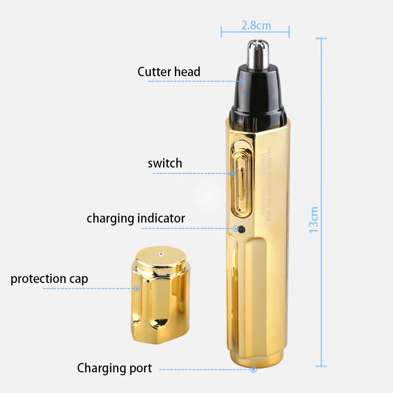 Kemei Electric Nose Hair Removal Apparatus Rechargeable Electric Nose Hair Trimmer Nostril Cleaner KM-6616
Kemei Electric Nose Hair Removal Apparatus Rechargeable Electric Nose Hair Trimmer Nostril Cleaner KM-6616
