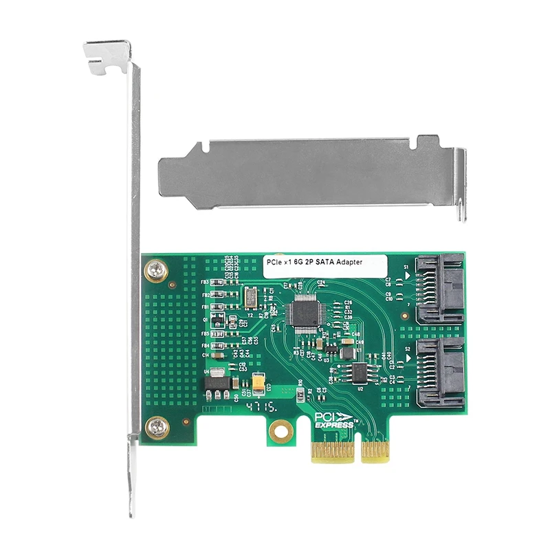 PCIe X1 to 2-Port SATA3 Expansion Card Server Expander Driver-Free Supports Hot-Swappable
PCIe X1 to 2-Port SATA3 Expansion Card Server Expander Driver-Free Supports Hot-Swappable
