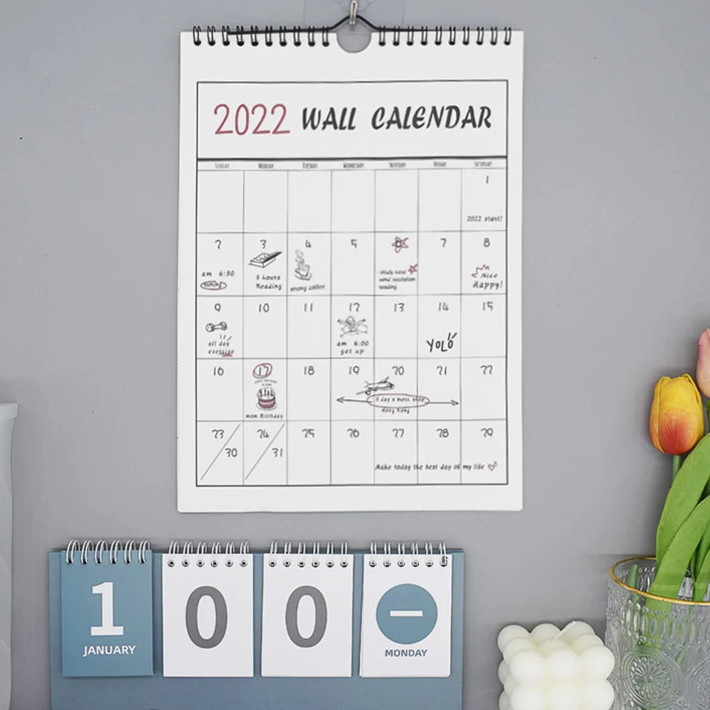 Простой настенный календарь 2022, еженедельный ежемесячный планировщик, календарь, календарь, ежедневный органайзер, подвесной офисный дома...
Простой настенный календарь 2022, еженедельный ежемесячный планировщик, календарь, календарь, ежедневный органайзер, подвесной офисный дома...