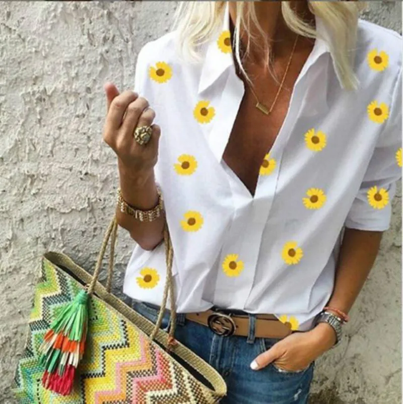 Summer Print Shirt Loose V-Neck Pullover Woman Ladies Blouses Street Fashion Beach Female Outdoor Party Femme Clothing 2021 New
Summer Print Shirt Loose V-Neck Pullover Woman Ladies Blouses Street Fashion Beach Female Outdoor Party Femme Clothing 2021 New