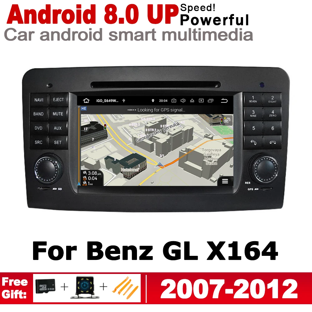 7 "HD стерео Android 8 0 автомобильный DVD GPS Navi карта для Mercedes Benz GL X164 2007 ~ 2012 NTG