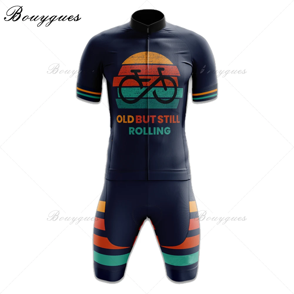 Ветрозащитный дышащий комплект одежды для велоспорта в стиле ретро
Ветрозащитный дышащий комплект одежды для велоспорта в стиле ретро