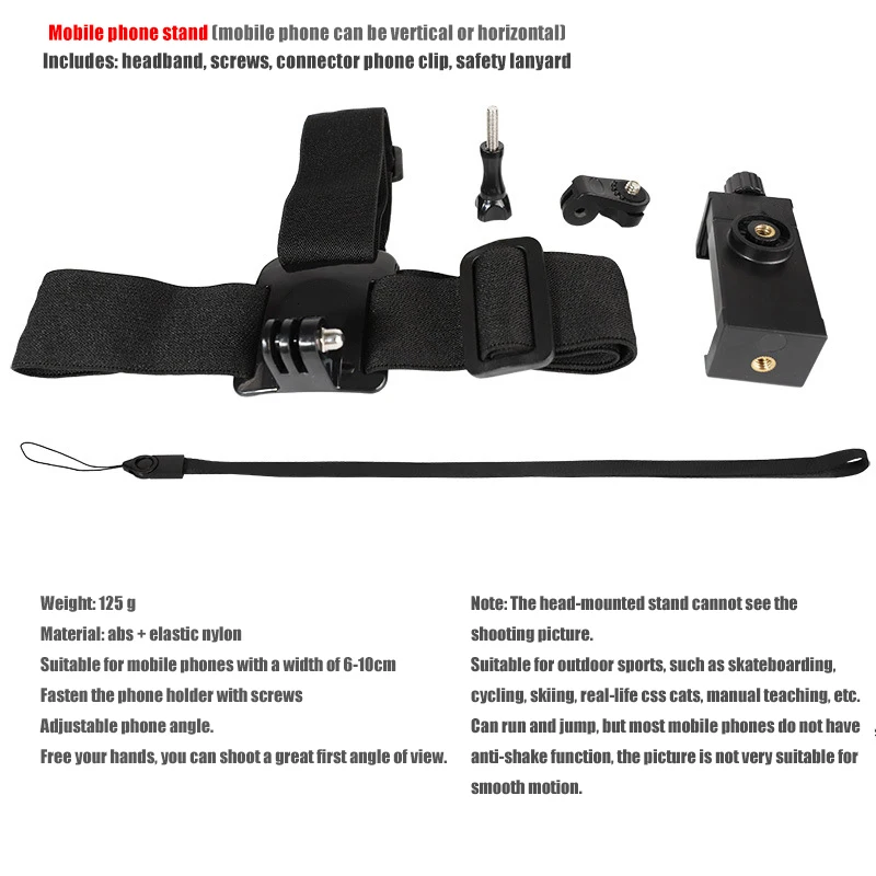 Universal Head Strap Mount Headband Holder with Mobile Phone Clip Holder outdoor camping accessorries Headband Phone Clip
Universal Head Strap Mount Headband Holder with Mobile Phone Clip Holder outdoor camping accessorries Headband Phone Clip