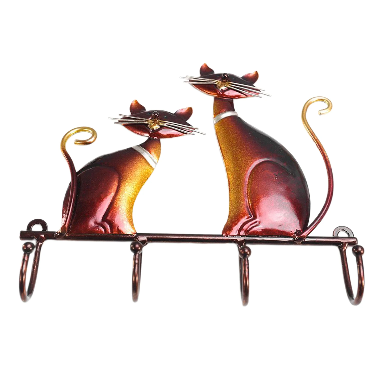 Coat Hooks Wall Mounted, Metal 4-Hook Key Holder ing er Rack Heavy Duty for Clothes Hat Key and Bag
Coat Hooks Wall Mounted, Metal 4-Hook Key Holder ing er Rack Heavy Duty for Clothes Hat Key and Bag
