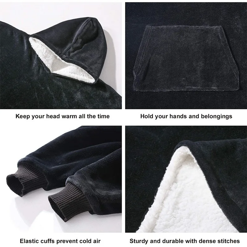Winter Hoodie Sweatshirt Women Oversized Hoodies Fleece Warm Hoodies Blanket With Sleeves Long Hoody TV Blanket Sudadera Mujer
Winter Hoodie Sweatshirt Women Oversized Hoodies Fleece Warm Hoodies Blanket With Sleeves Long Hoody TV Blanket Sudadera Mujer