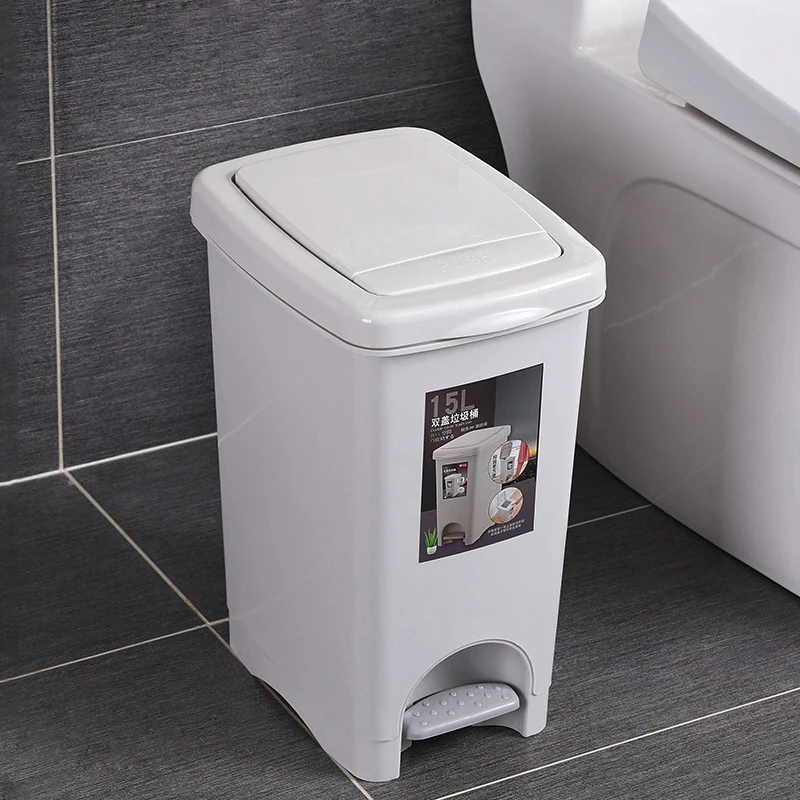 Plastic Pressing Type Trash Can Bucket Large Size Square Waste Bins Foot Pedal Home Trash Bin Garbage Bag Holder
Plastic Pressing Type Trash Can Bucket Large Size Square Waste Bins Foot Pedal Home Trash Bin Garbage Bag Holder