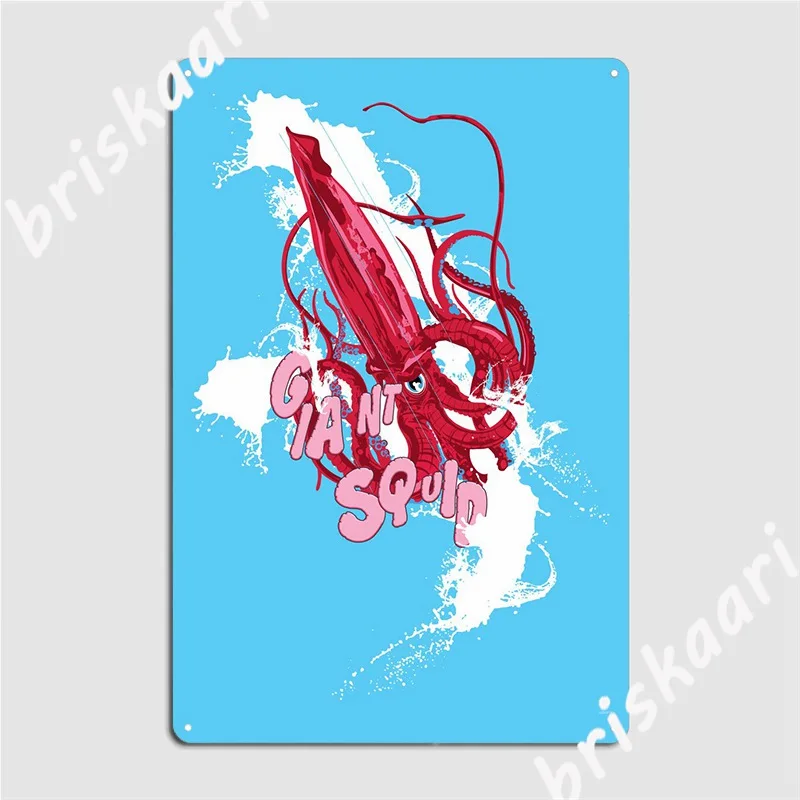 Squid Metal Sign Bar Cave Poster Cinema Garage Retro Tin Sign Poster 
Squid Metal Sign Bar Cave Poster Cinema Garage Retro Tin Sign Poster