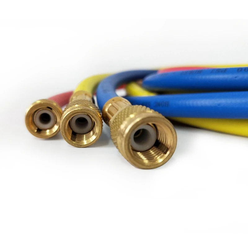 60 Inch 1/4Inch SAE Air Conditioning Refrigeration Charging Hose Tube 800PSI Conditioner Refrigerant Manifold for R410
60 Inch 1/4Inch SAE Air Conditioning Refrigeration Charging Hose Tube 800PSI Conditioner Refrigerant Manifold for R410