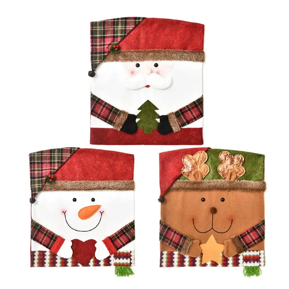 Christmas Dining Chair Covers Chair Back Fabric Protectors Removable for Festive Party Home Office Restaurant Kitchen Dining D
Christmas Dining Chair Covers Chair Back Fabric Protectors Removable for Festive Party Home Office Restaurant Kitchen Dining D