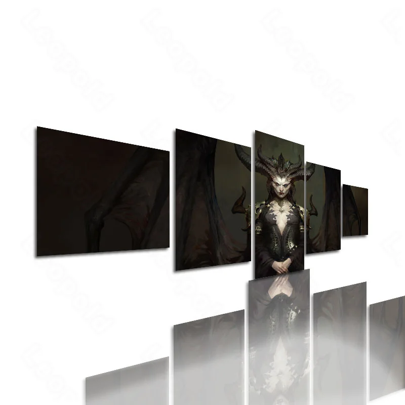 Modern Style Murals Poster Canvas Painting Bed Home Decoration Prints 5 Pieces Nostalgia Magic Dragon Empress Living Room Wall
Modern Style Murals Poster Canvas Painting Bed Home Decoration Prints 5 Pieces Nostalgia Magic Dragon Empress Living Room Wall