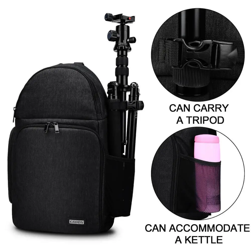 Camera Bag Backpacks Shoulder Sling Bag Waterproof Nylon Shockproof Scratch Resistant DSLR Men Women for Canon Nikon Sony
Camera Bag Backpacks Shoulder Sling Bag Waterproof Nylon Shockproof Scratch Resistant DSLR Men Women for Canon Nikon Sony