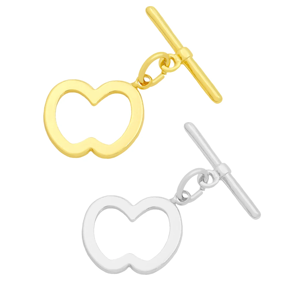 OCESRIO Brass Big Herat Charm Toggle Clasp for Bracelet Genuine Gold Plated Zirconia Fastener Jewelry Creation cnta045
OCESRIO Brass Big Herat Charm Toggle Clasp for Bracelet Genuine Gold Plated Zirconia Fastener Jewelry Creation cnta045