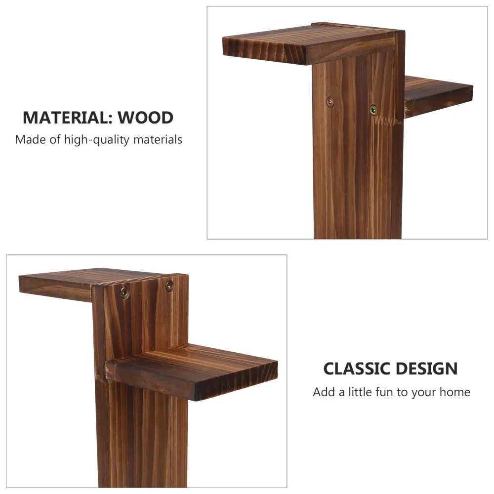 1Pc Indoor Balcony Flowerpot Shelf Wooden Flowerpot Shelf for Home (Coffee)
1Pc Indoor Balcony Flowerpot Shelf Wooden Flowerpot Shelf for Home (Coffee)