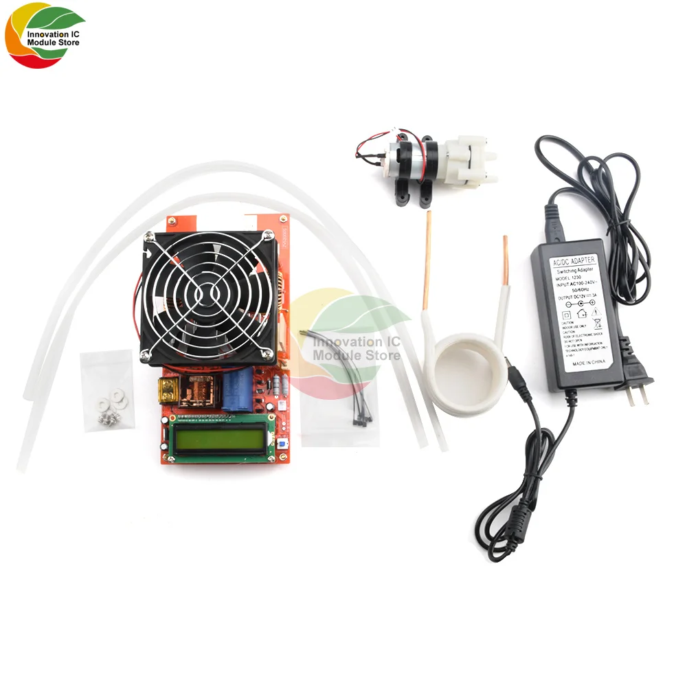 Tesla ZVS 2000W fused metal induction heater module temperature protection generator tool high voltage plate with coil driver
Tesla ZVS 2000W fused metal induction heater module temperature protection generator tool high voltage plate with coil driver