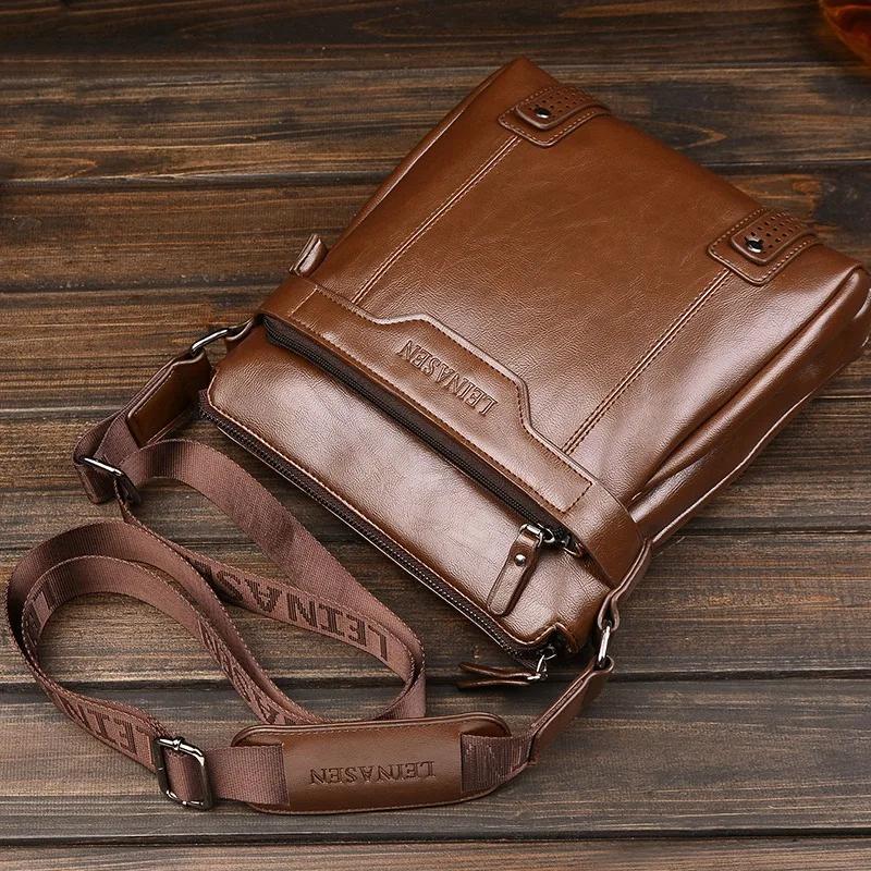 LEINASEN Men'S Shoulder Bag Business Messenger PU Leather Bag Large Capacity Retro with Handbag Business
LEINASEN Men'S Shoulder Bag Business Messenger PU Leather Bag Large Capacity Retro with Handbag Business