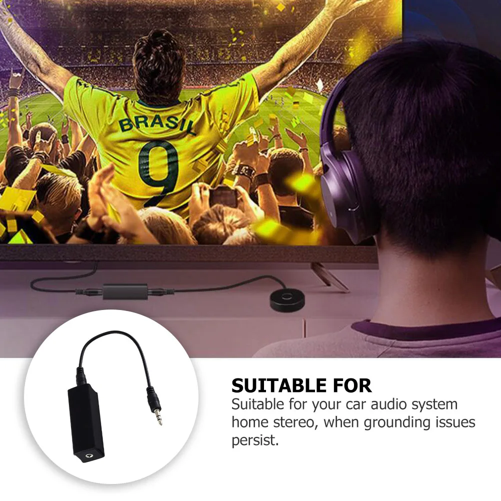 3.5mm Jack Audio Isolator Car Speaker Filter Music Noise Reduction Isolator
3.5mm Jack Audio Isolator Car Speaker Filter Music Noise Reduction Isolator