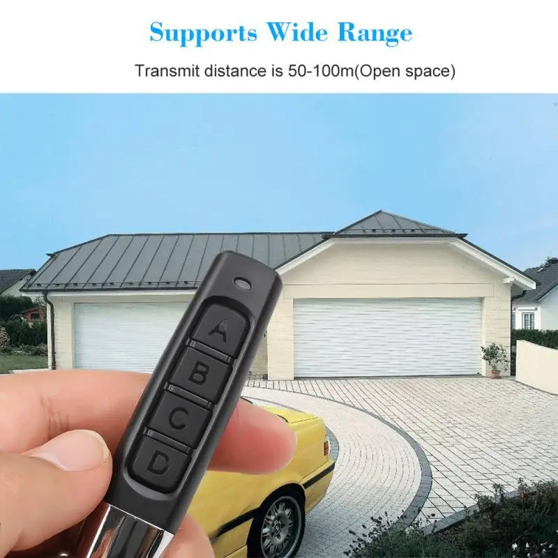433MHZ Smart Remote Control Garage Gate Cloning Door Opener Key Fob Cloner Cloning Code Car Key Fob Controller Duplicator Copy
433MHZ Smart Remote Control Garage Gate Cloning Door Opener Key Fob Cloner Cloning Code Car Key Fob Controller Duplicator Copy
