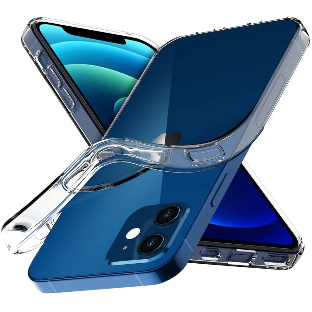 Transparent Shockproof Back Cover for iPhone 12 Pro / Pro Max / Mini TPU Soft Crystal Clear Silicone Phone Cases
Transparent Shockproof Back Cover for iPhone 12 Pro / Pro Max / Mini TPU Soft Crystal Clear Silicone Phone Cases
