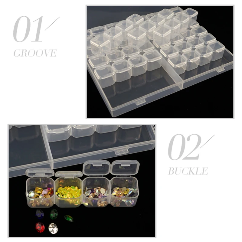 Wholesale 56-Grid Nail Storage Box Plastic Storage Case for Women Nail Art Storage Tool M3
Wholesale 56-Grid Nail Storage Box Plastic Storage Case for Women Nail Art Storage Tool M3
