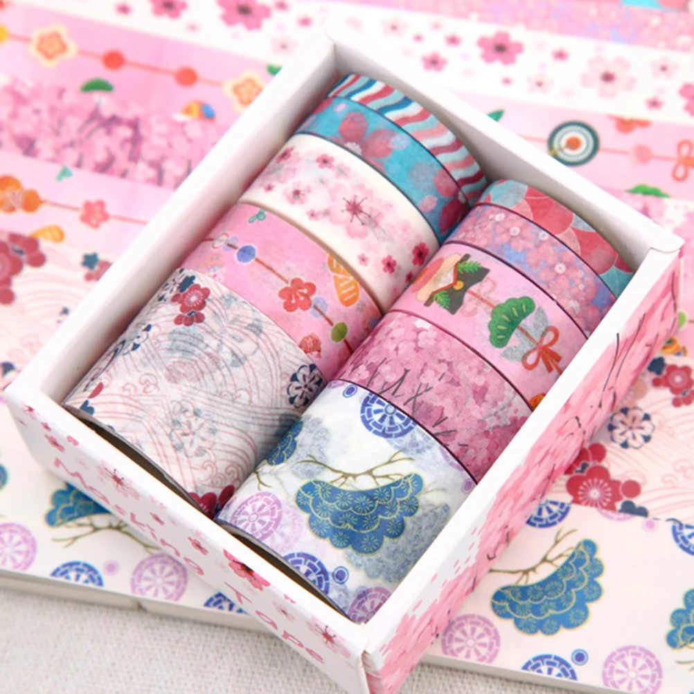 2 Boxes of 10 Rolls Washi Packaging Tape Sticky Paper Tape Gift Wrapping Tape for Decoration Scrapbook DIY Diary (Cherry Tree)
2 Boxes of 10 Rolls Washi Packaging Tape Sticky Paper Tape Gift Wrapping Tape for Decoration Scrapbook DIY Diary (Cherry Tree)