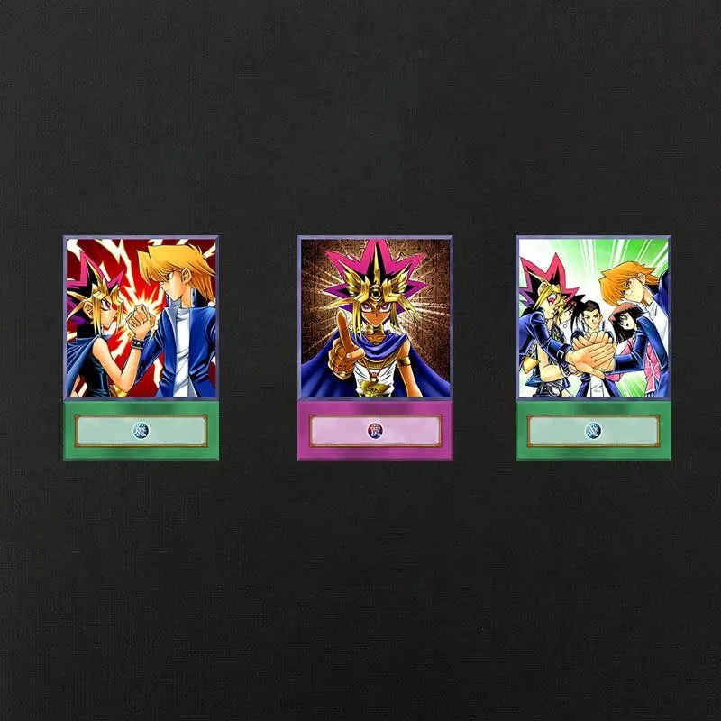 

3 pieces of Yu-Gi-Oh anime style card friendship set Obelisk Yugioh DM classic Orica proxy card childhood memories