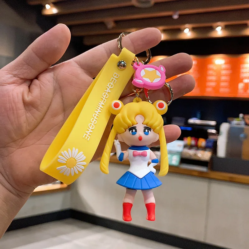Hot Sale Fashion New Cartoon Anime Keychain Cute Pretty Girls Silicone Keyring Key Chain Car Key Bag Pendant Key Ring Best Gift
Hot Sale Fashion New Cartoon Anime Keychain Cute Pretty Girls Silicone Keyring Key Chain Car Key Bag Pendant Key Ring Best Gift