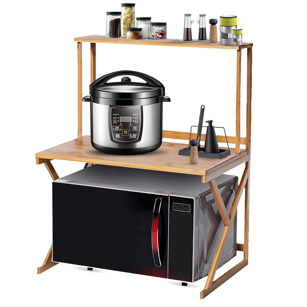 2/3 Layer Home Storage Organization Holders Racks Kitchen Shelves Rack Household Microwave Oven Rack Bamboo Storage Organizer
2/3 Layer Home Storage Organization Holders Racks Kitchen Shelves Rack Household Microwave Oven Rack Bamboo Storage Organizer