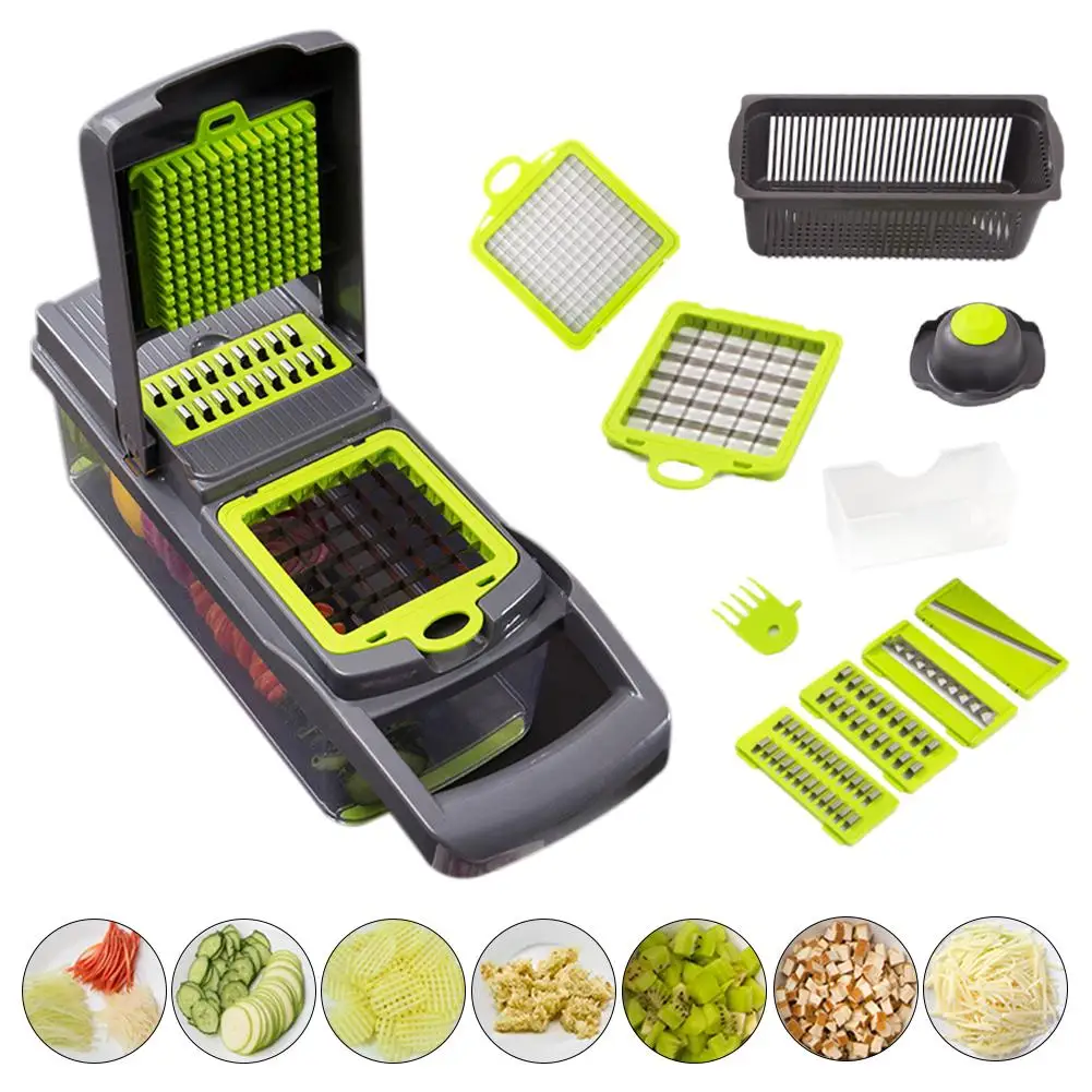 Upgrade Multifunction Vegetable Cutter Kitchen Gadgets Garlic Press Steel Blade Potato Peeler Carrot Grater Kitchen Accessories
Upgrade Multifunction Vegetable Cutter Kitchen Gadgets Garlic Press Steel Blade Potato Peeler Carrot Grater Kitchen Accessories