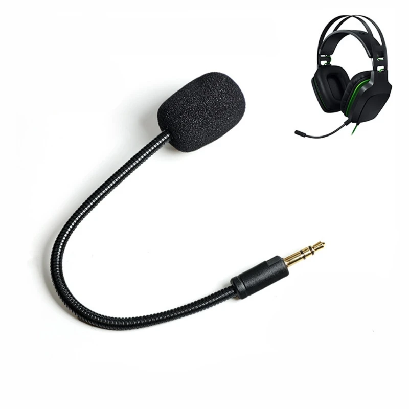 

Replacement Aux 3.5mm Mic Microphone Booms compatible with ~Razer Electra V2 USB 7.1 Surround Sound Gaming Headsets Earphones