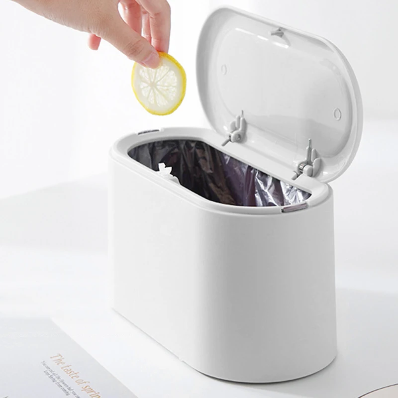 Mini Table Garbage Waste Bins Desktop Garbage Basket Home Table Automatic Pop-up Lid Trash Can Dustbins Sundries Barrel Box
Mini Table Garbage Waste Bins Desktop Garbage Basket Home Table Automatic Pop-up Lid Trash Can Dustbins Sundries Barrel Box