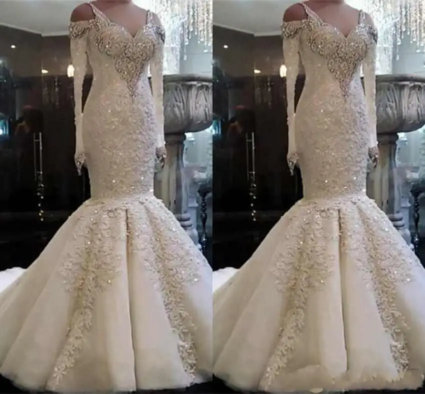 Modest Plus Size Mermaid Wedding Dresses Sweetheart Neck Lace Appliques Sweep Train Bridal Gowns Custom Made
Modest Plus Size Mermaid Wedding Dresses Sweetheart Neck Lace Appliques Sweep Train Bridal Gowns Custom Made