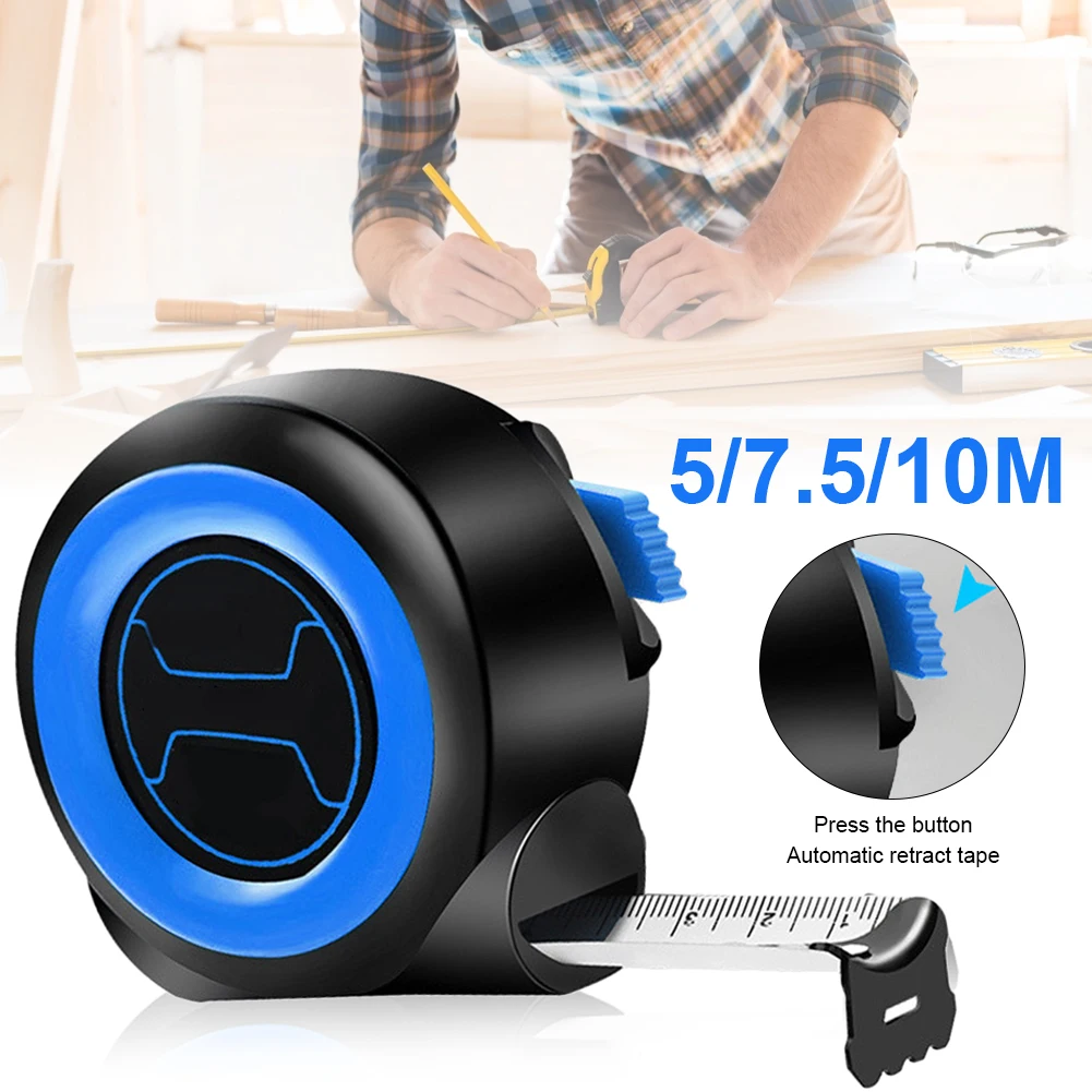5m/7.5m/10m Stainless Steel Tape Measure Anti-Fall Band Tapes Portable Drop-Resistant Measure Meter Length Measuring Tool
5m/7.5m/10m Stainless Steel Tape Measure Anti-Fall Band Tapes Portable Drop-Resistant Measure Meter Length Measuring Tool