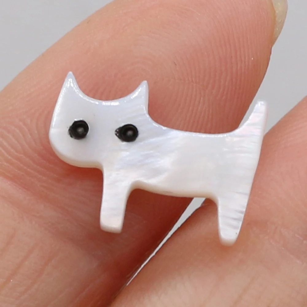 10pcs White Shell Cute Cat Beads Natural Mother of Pearl Shell Charms Beads for Jewelry Making DIY Bracelet Necklace Craft Decor
10pcs White Shell Cute Cat Beads Natural Mother of Pearl Shell Charms Beads for Jewelry Making DIY Bracelet Necklace Craft Decor