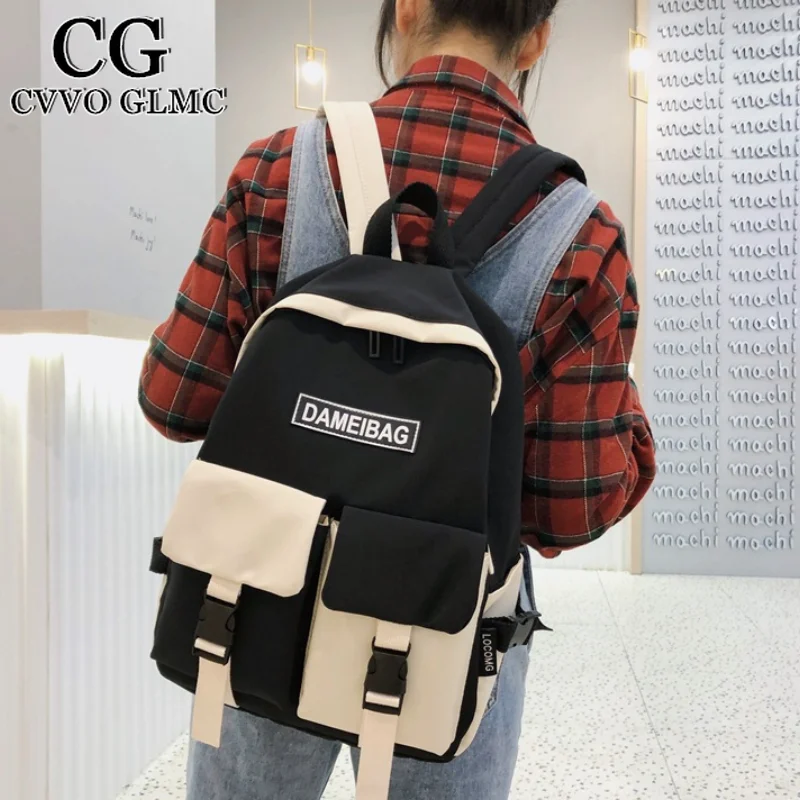 Cvvo Glmc Luxury Waterproof Nylon Backpack for Women Panelled Schoolbag Female School Shoulder Bag for Teenage girls Backpacks 
Cvvo Glmc Luxury Waterproof Nylon Backpack for Women Panelled Schoolbag Female School Shoulder Bag for Teenage girls Backpacks