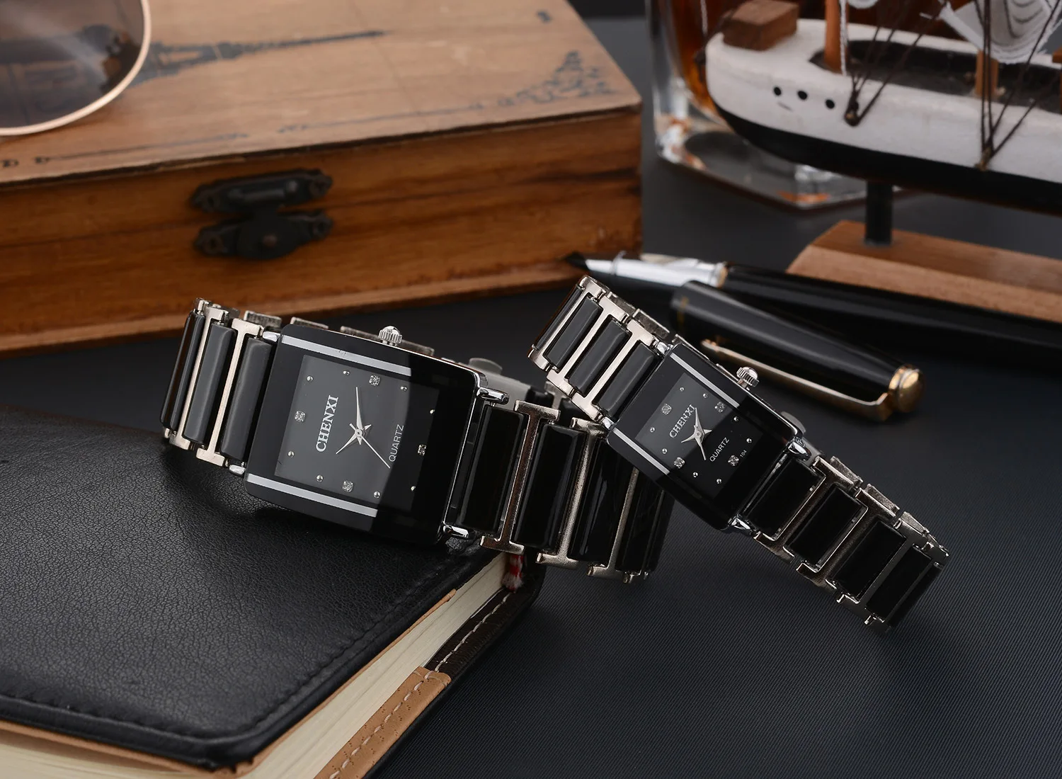 Popular Square Lovers Watch, Adjustable Women's Ceramic Watch, Fashion Quartz Clock, One Watch Love
Popular Square Lovers Watch, Adjustable Women's Ceramic Watch, Fashion Quartz Clock, One Watch Love