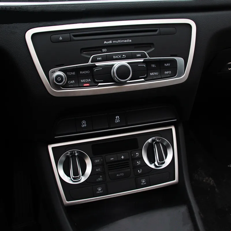 CNORICARC средняя консоль CD панель Крышка отделка для Audi Q3 13 18 автомобильные