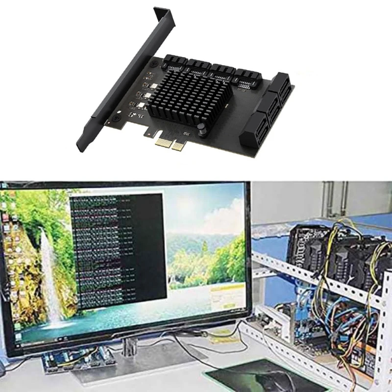 Адаптер SATA PCIE 10 портов SATA 3,0 к PCI Express x1 x4 Плата расширения SATA3.0 PCI-e SATA преобразователь 6 Гбит/с K5DB
Адаптер SATA PCIE 10 портов SATA 3,0 к PCI Express x1 x4 Плата расширения SATA3.0 PCI-e SATA преобразователь 6 Гбит/с K5DB