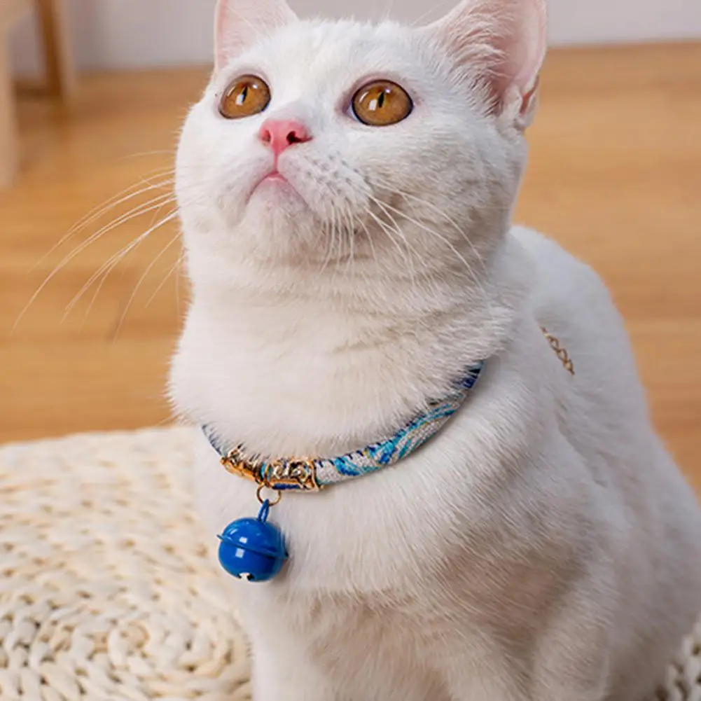 Pet Supplies Cat Nylon Collar Japanese Style Cat Bell Retro Style Cat Collar With Bells Retractable Cat Neck Decoration
Pet Supplies Cat Nylon Collar Japanese Style Cat Bell Retro Style Cat Collar With Bells Retractable Cat Neck Decoration