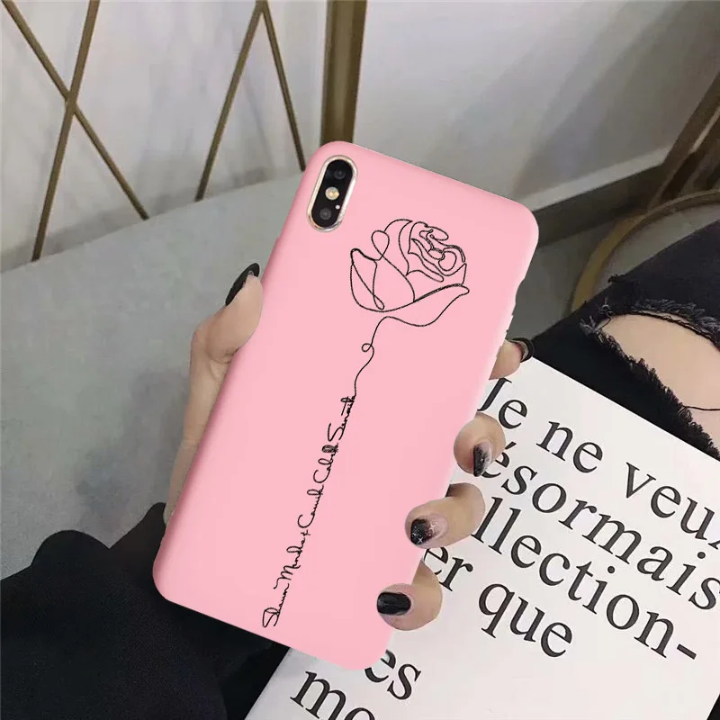 Чехол для телефона GYKZ Shawn Mendes Camila Cabello Senorita iPhone 7 XS MAX XR X 10 8 6 6s Plus Rose Girl Мягкая