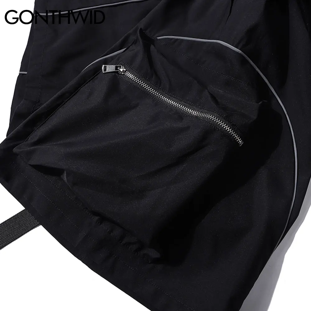 GONTHWID Cargo Shorts Multi Zipper Pockets Baggy Short Pants Men Hip Hop Harajuku Streetwear Casual Loose Elastic Waist Trousers
GONTHWID Cargo Shorts Multi Zipper Pockets Baggy Short Pants Men Hip Hop Harajuku Streetwear Casual Loose Elastic Waist Trousers