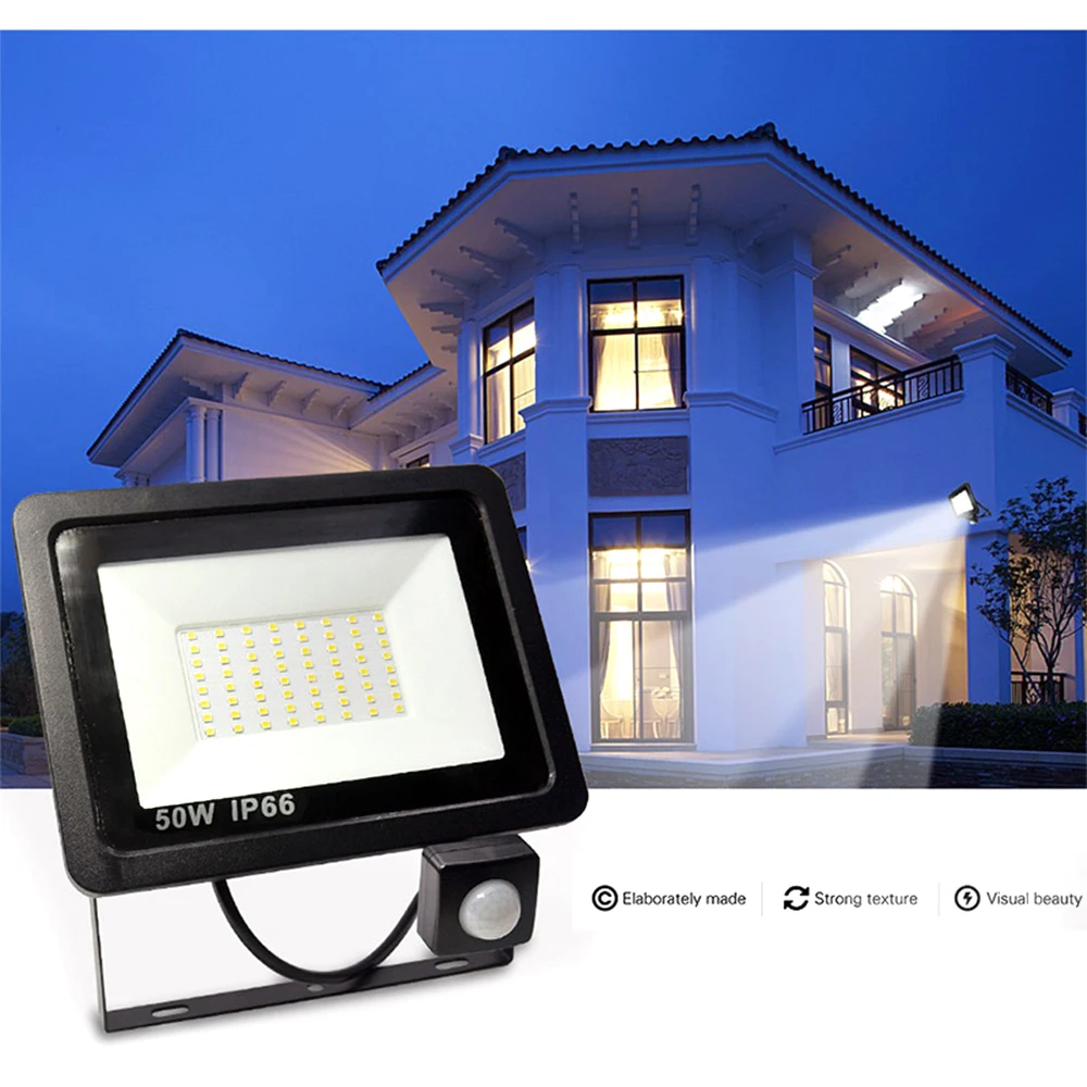 PIR Motion Sensor LED Floodlight 10W 20W 30W 40W 50W Waterproof Led Spotlight For Garden Wall Street Outdoor Lighting AC220V
PIR Motion Sensor LED Floodlight 10W 20W 30W 40W 50W Waterproof Led Spotlight For Garden Wall Street Outdoor Lighting AC220V