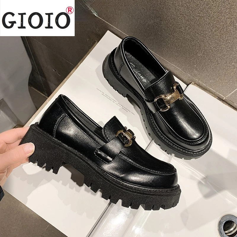 Thick Sole Slip on Flats 2021 Summer Shoes Women Ladies New Metal Leather Platform Shoes Casual Buckle Shoes PU Zapatos De Mujer
Thick Sole Slip on Flats 2021 Summer Shoes Women Ladies New Metal Leather Platform Shoes Casual Buckle Shoes PU Zapatos De Mujer
